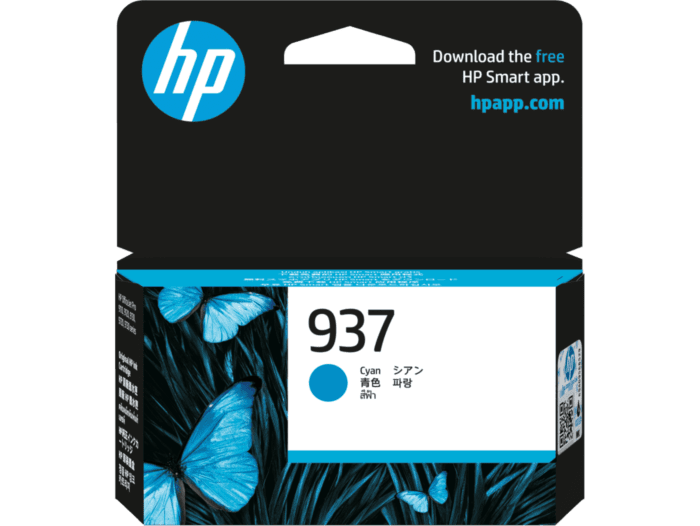 HP 937 Cyan Original Ink Cartridge