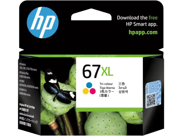 HP 67XL 高容量三色原裝墨盒