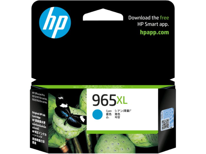 HP 965XL 高容量青色原裝墨盒