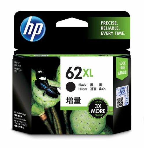 HP 62XL High Yield Black Original Ink Cartridge