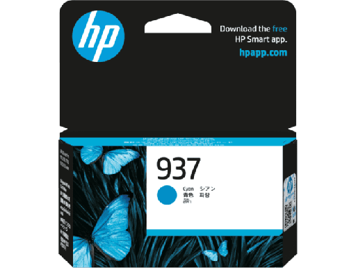 HP 937 Cyan Original Ink Cartridge