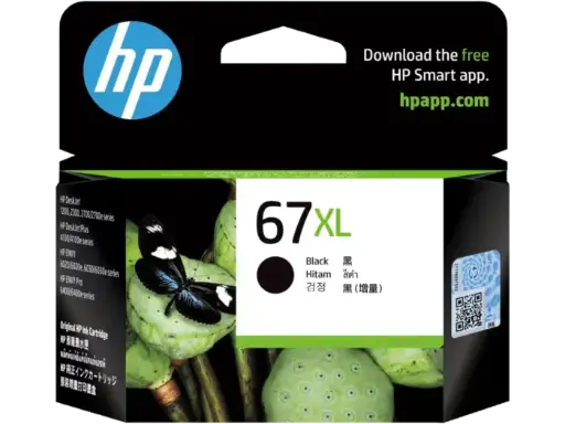 HP 67XL High Yield Black Original Ink Cartridge