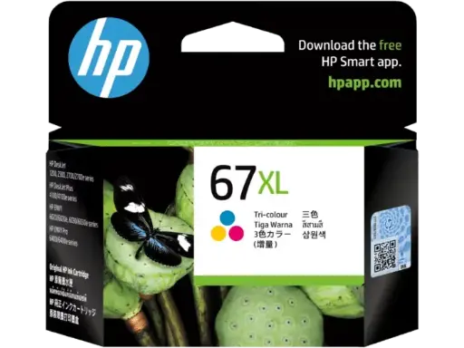 HP 67XL High Yield Tri-color Original Ink Cartridge