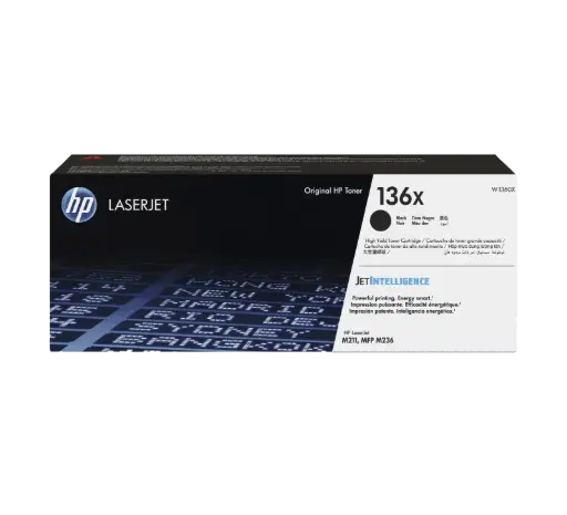 HP 136X 高容量黑色原裝LaserJet碳粉匣