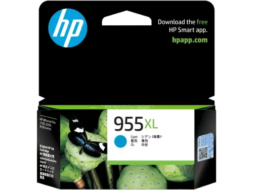 HP 955XL High Yield Cyan Original Ink Cartridge