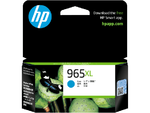 HP 965XL High Yield Cyan Original Ink Cartridge